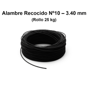 Alambre Recocido Nº10 – 3.40 mm (Rollo 25 kg)