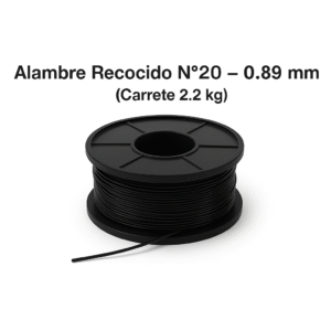 Alambre Recocido Nº20 - 0.89mm (Carrete 2.2kg)
