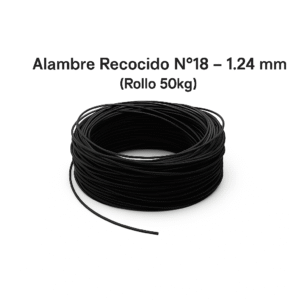 Alambre Recocido Nº18 - 1.24mm (Rollo 50kg)