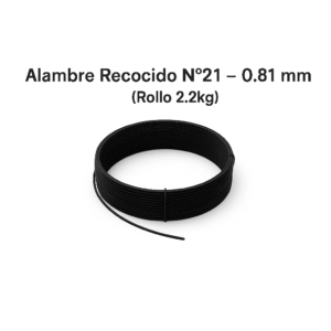 Alambre Recocido Nº21 - 0.81mm (Rollo 2.2kg)