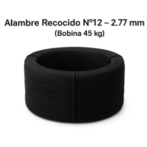 Alambre Recocido Nº12 – 2.77 mm (Bobina 45 kg)